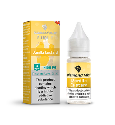 Diamond Mist Vanilla Custard short out of date TJ s E Cigarettes